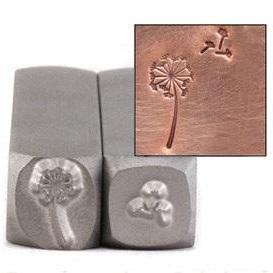 Dandelion and fluff steel stamp